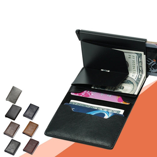 Card Holder Wallet Anti-theft Brush Design